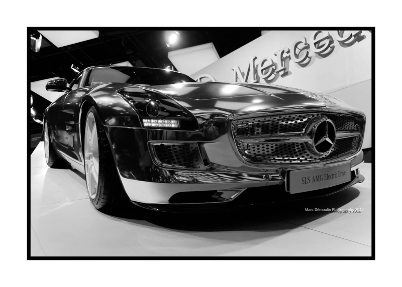 Mercedes SLS AMG Electric drive, Paris