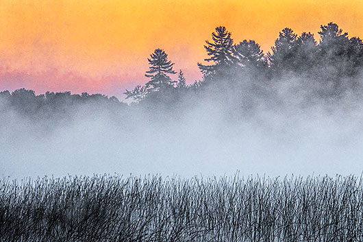 Misty Otter Lake At Sunrise 20130726