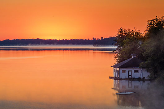 Boathouse At Sunrise DSCF06667-9