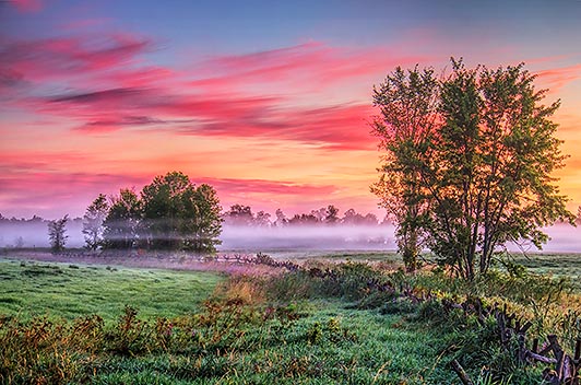 Distant Mist At Sunrise 20130824