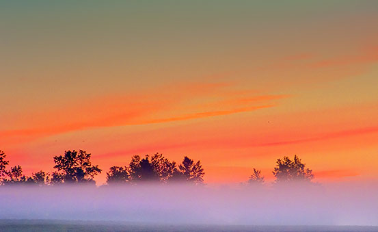 Distant Mist At Sunrise DSCF08334-6