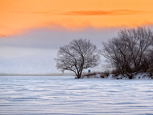 Winter Sunrise Fog 20131216