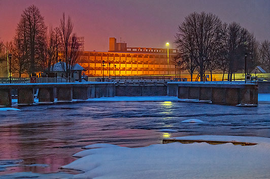 Wintry Rideau Canal Dawn 20131229