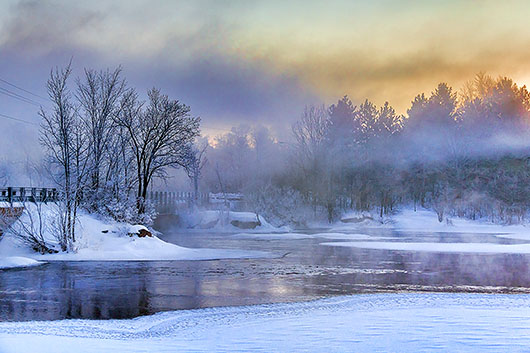 Canadian Mississippi River At Sunrise 41374
