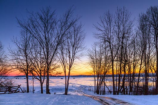 Frozen Lower Rideau Lake Sunrise 41601