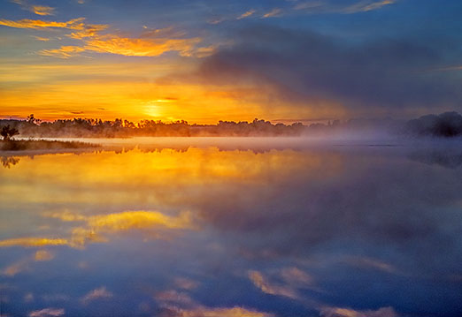 Misty Rideau Canal Sunrise P1040427-9