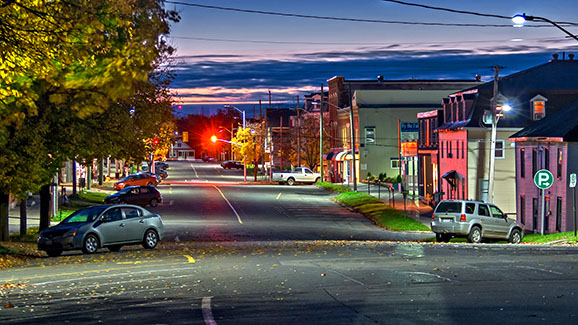 Main Street At Dawn 20141102