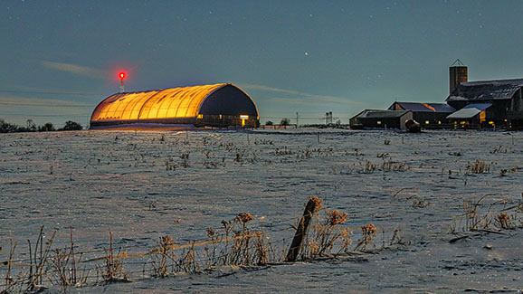 Glowing Barn 20150301