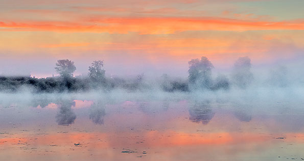 Misty Rideau Canal At Sunrise P1160175-7