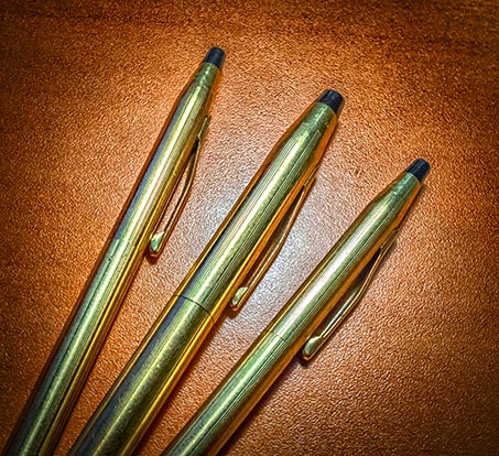 Gold Cross Pen Set P1180267-9