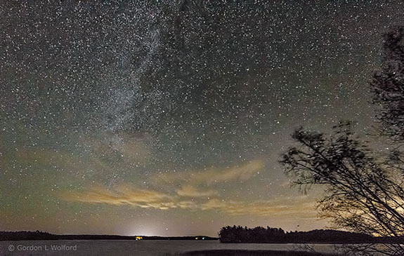 Otter Lake At Night 46233