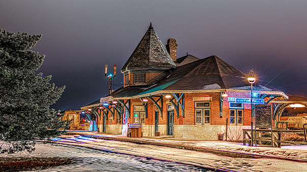 Railway Museum At Night P1170439-43