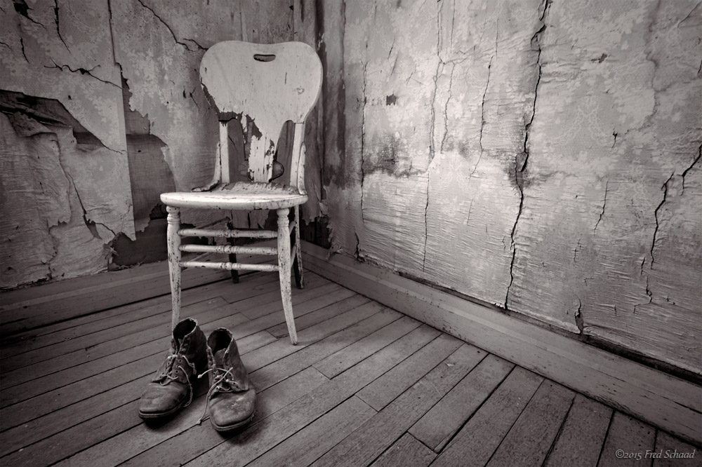 Miners Boots and Chair