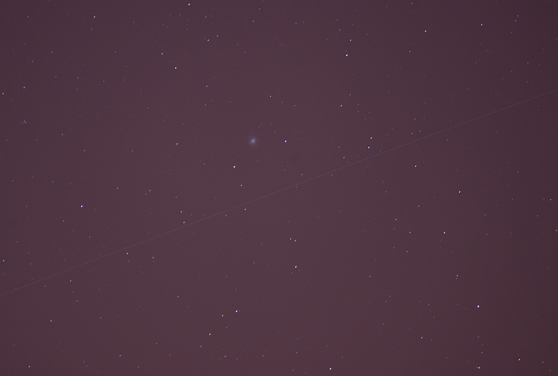 Gobular Cluster M13 with Passing Satellite