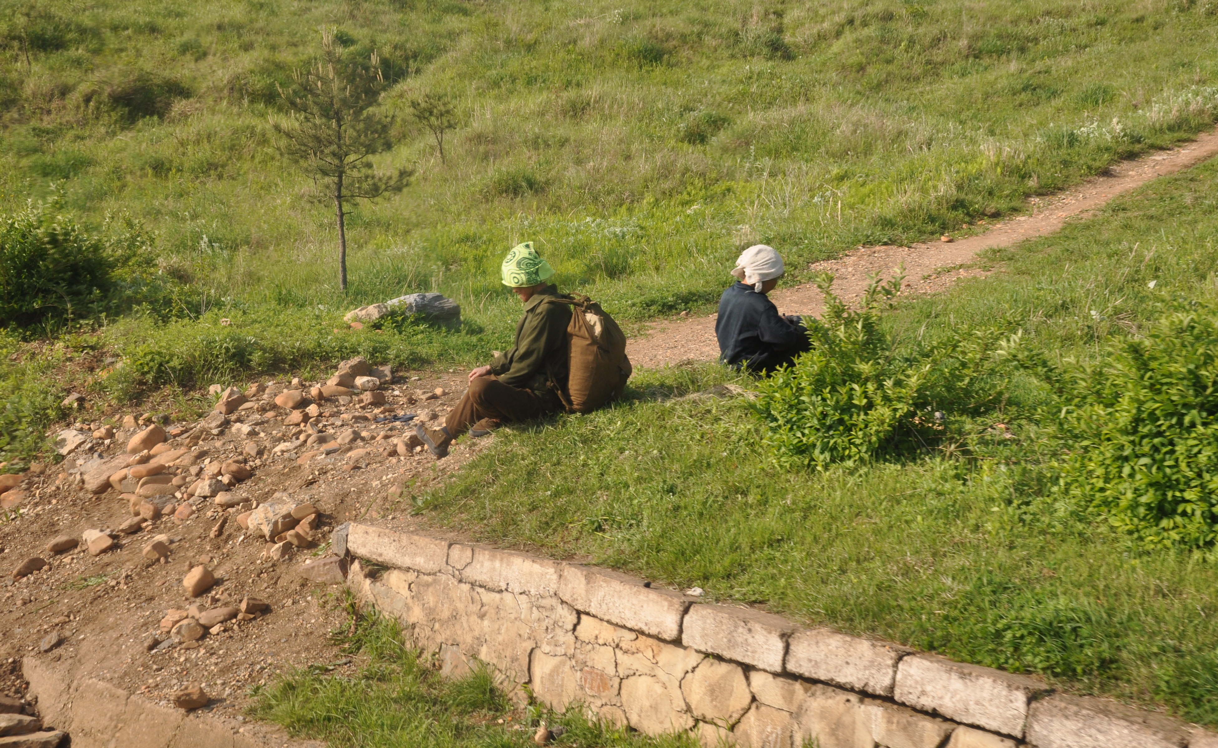 older women taking a rest