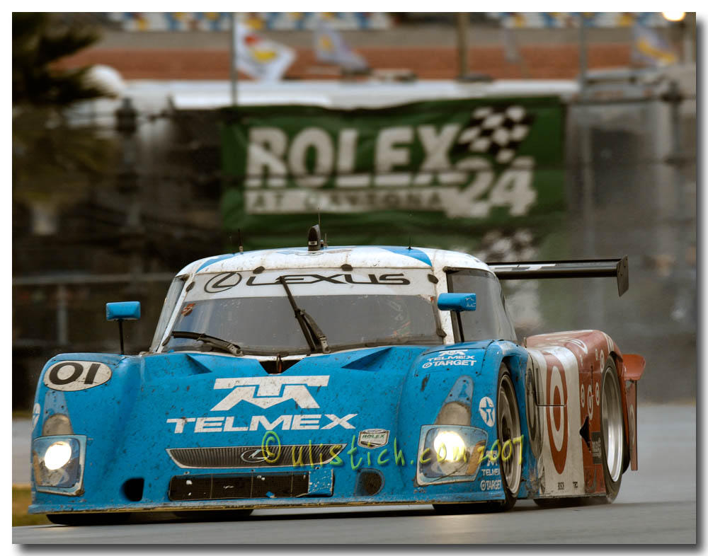 #01 TELMEX Chip Ganassi Lexus Riley with Juan Pablo Montoya , Lexus Riley: Scott Pruett, Salvador Duran