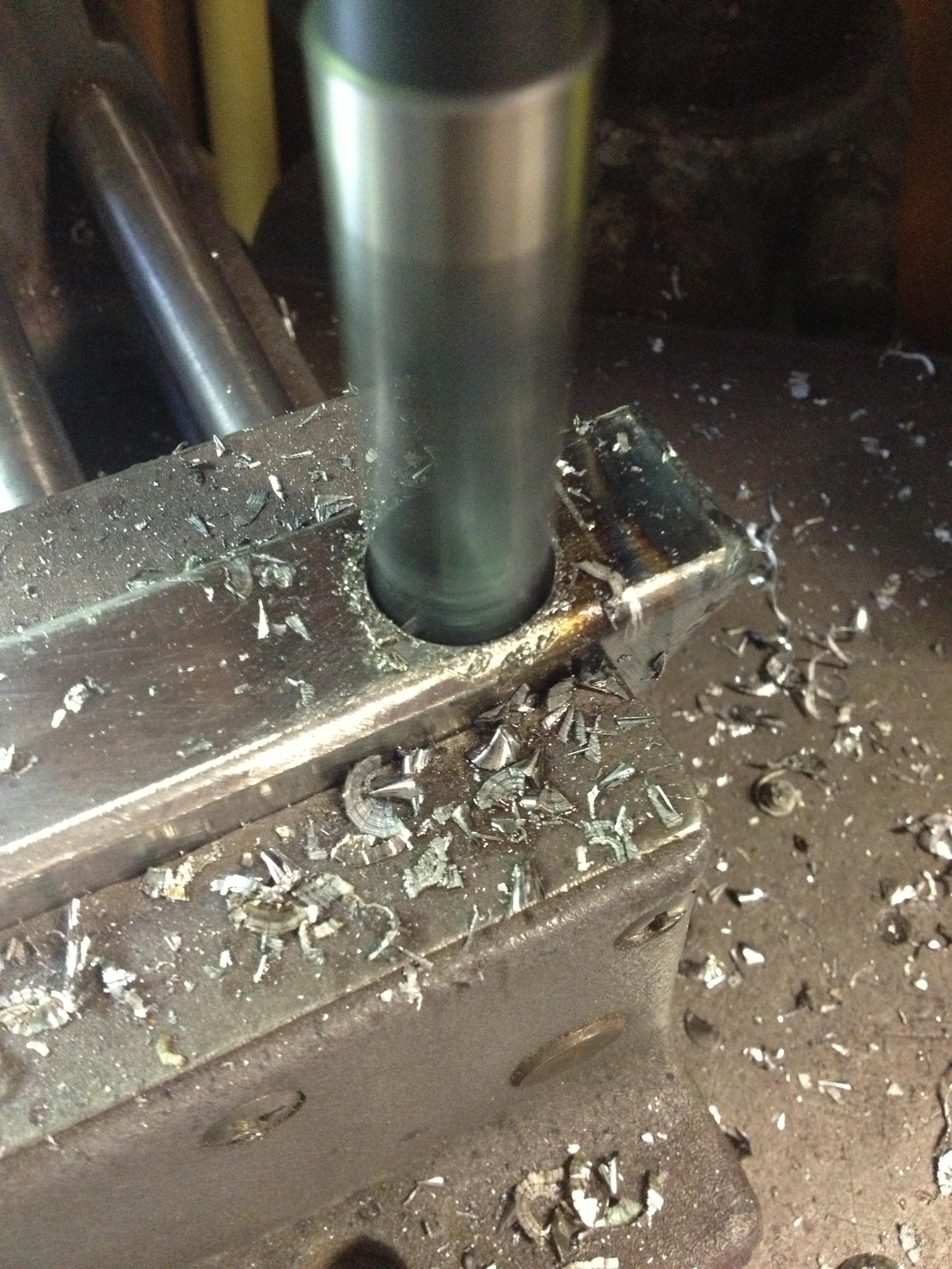 Drilling the frame