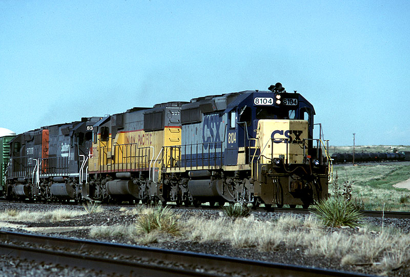 CSX 8104 At Vaughn, NM