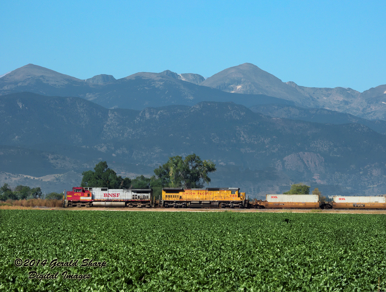BNSF 4713 South TACOMA At Vermillion Road, CO