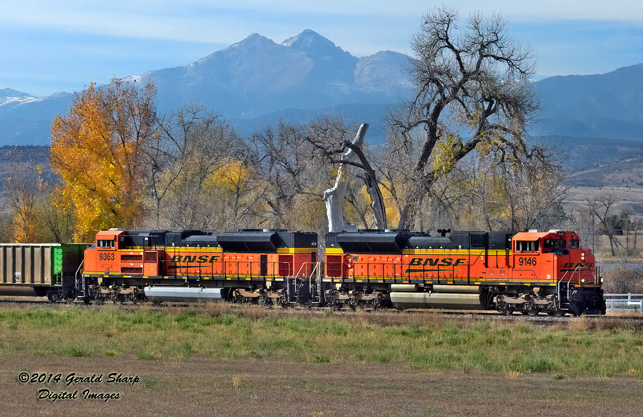 BNSF 9146 North At Highland, CO