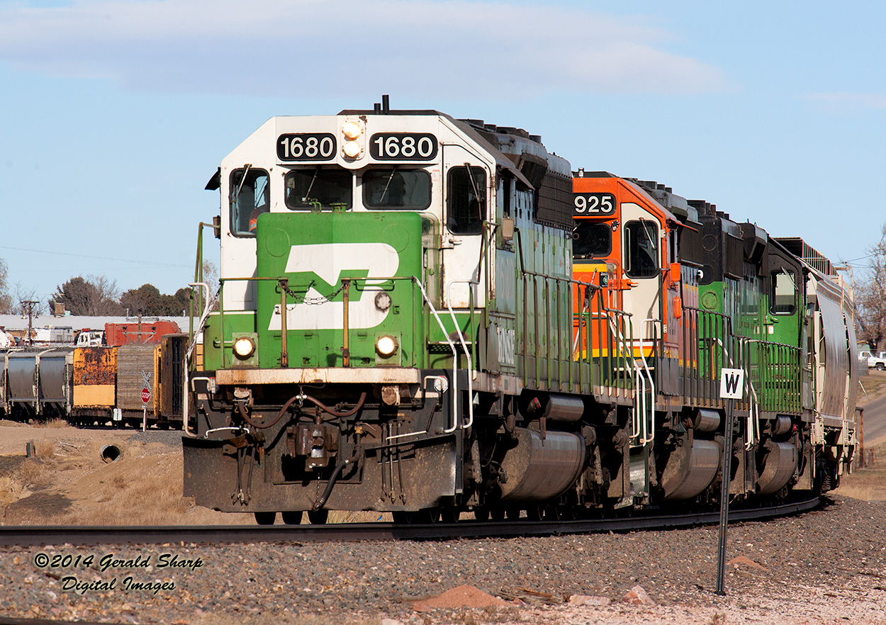 BNSF 1680 South Longmont Switch At Little Thompson Creek, CO