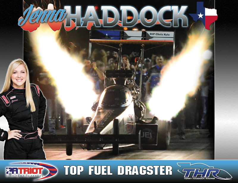 Jenna Haddock Top Fuel 2015