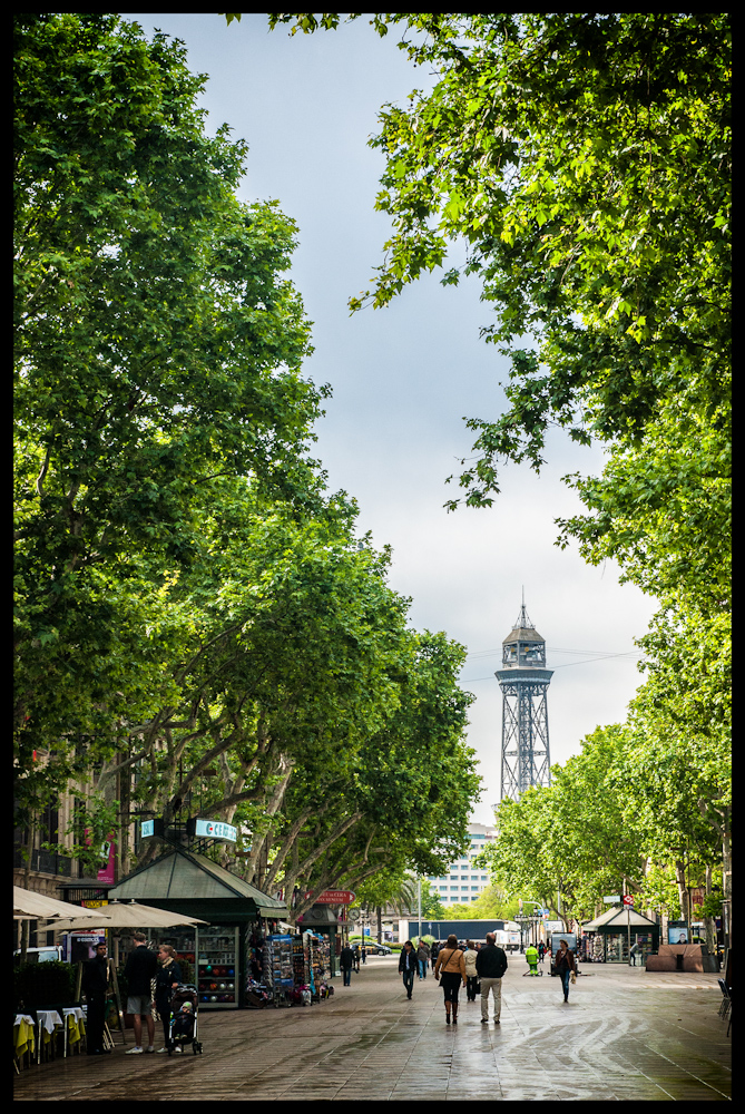 Rambla Santa Monica, Las Ramblas