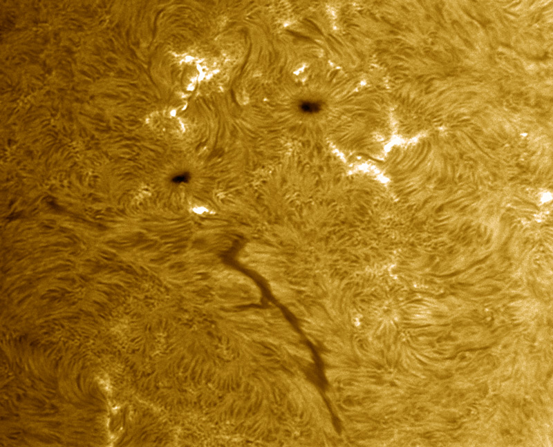 Sunspots 22 Jan 2014