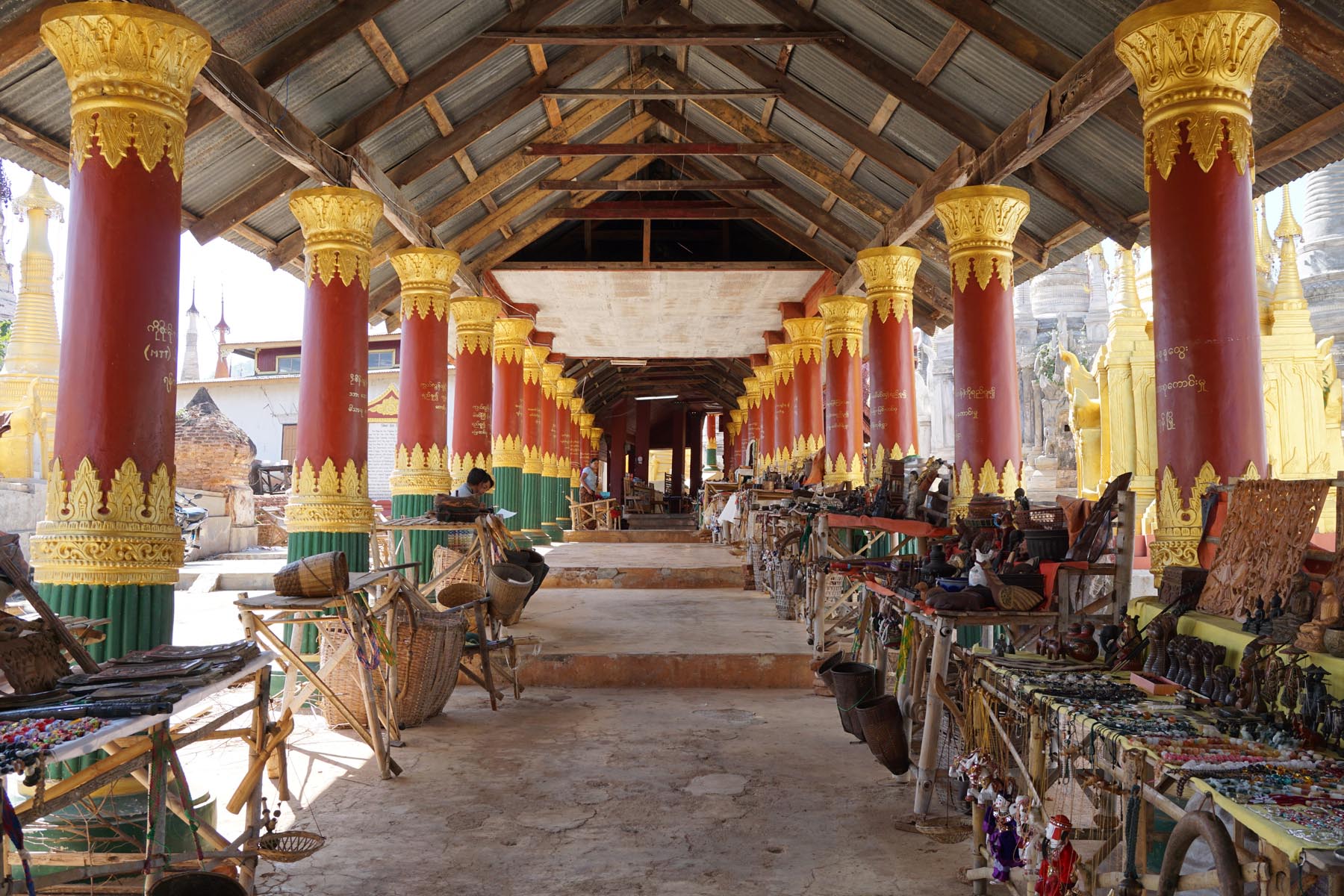 Covered Stairway to Shwe Inn Thein Paya