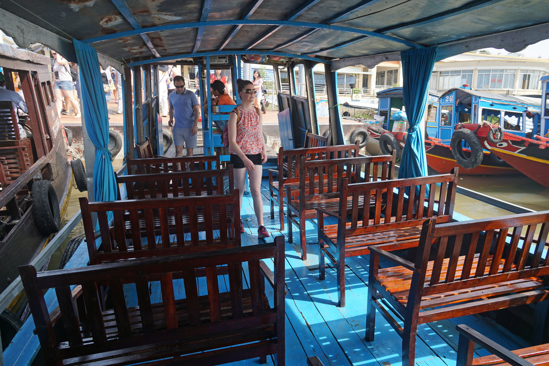 Boarding Tour Boat ...