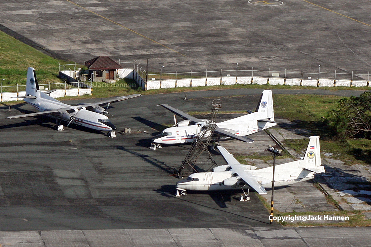 PAF F-27s at Balibago Ramp
