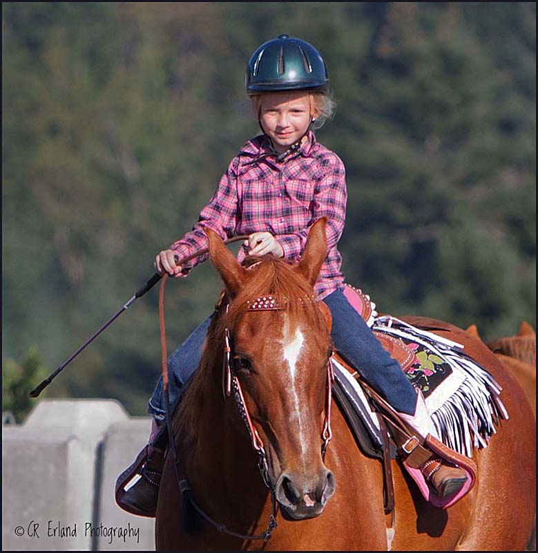 52 - Cute Girl...GREAT Horse