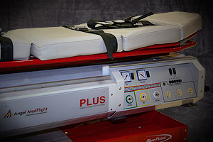 Angel MedFlight custom stretcher for patients