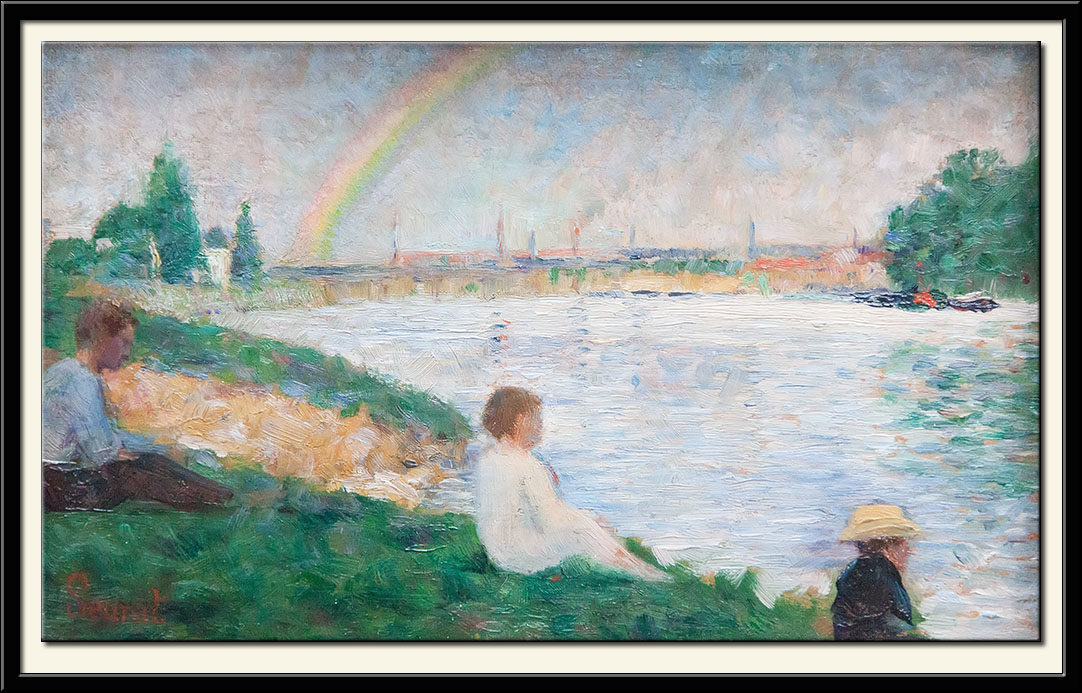 The Rainbow: Study for Bathers at Asnieres, 1883