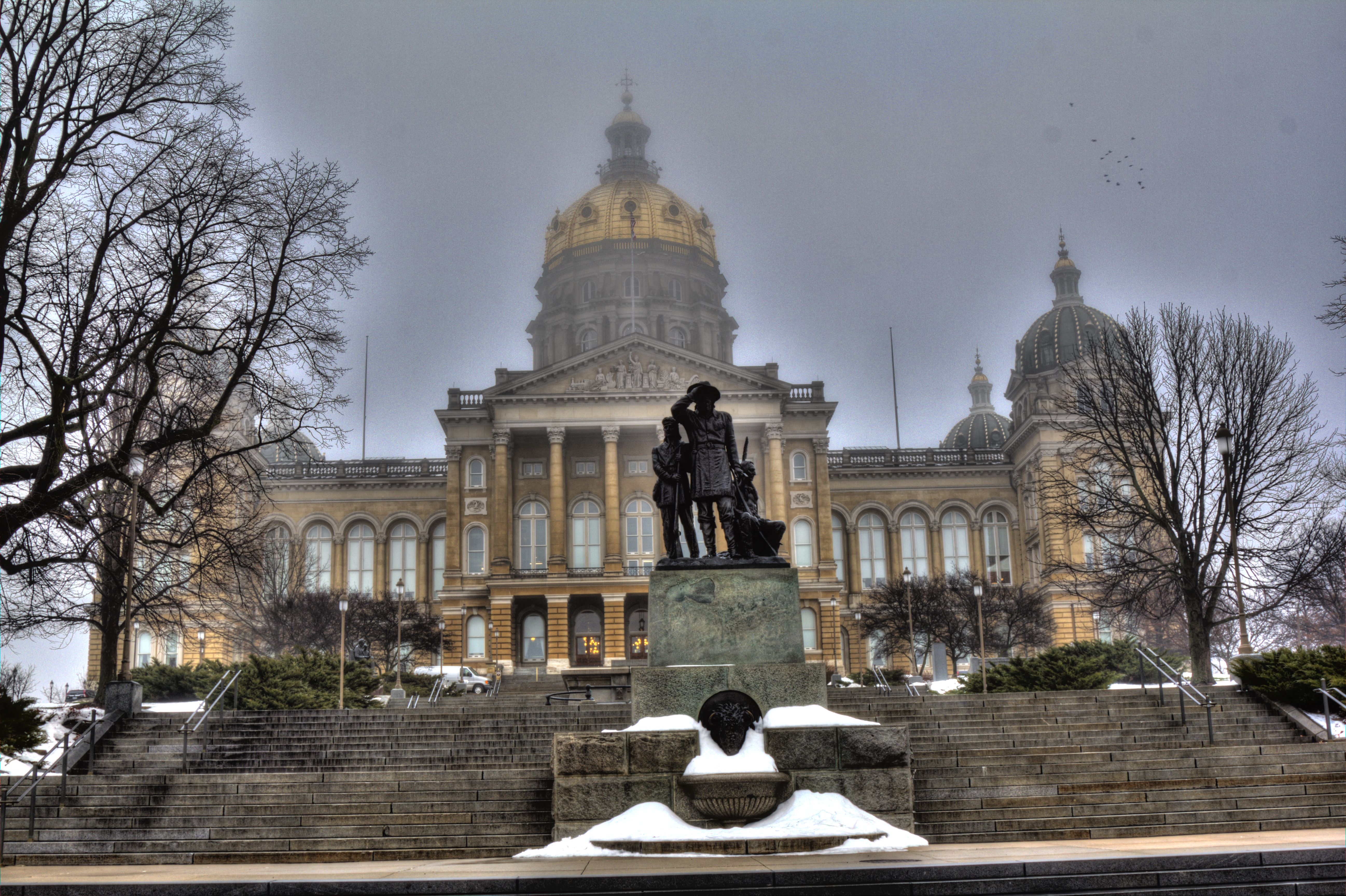 Iowa Capital in the Mist