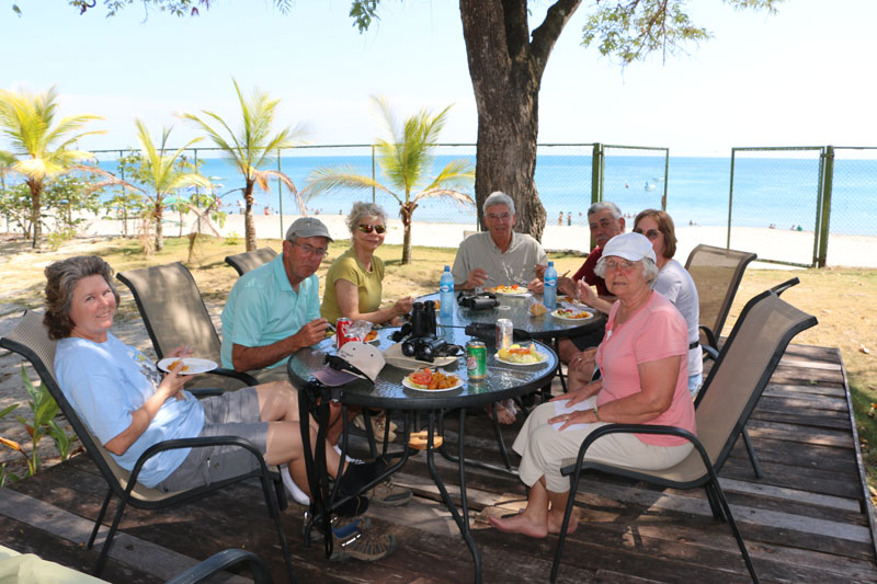 Lunch at the beach!