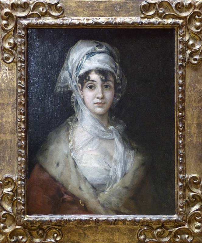 Goya, Portrait de lactrice Antonia Zarate, 1810-1811