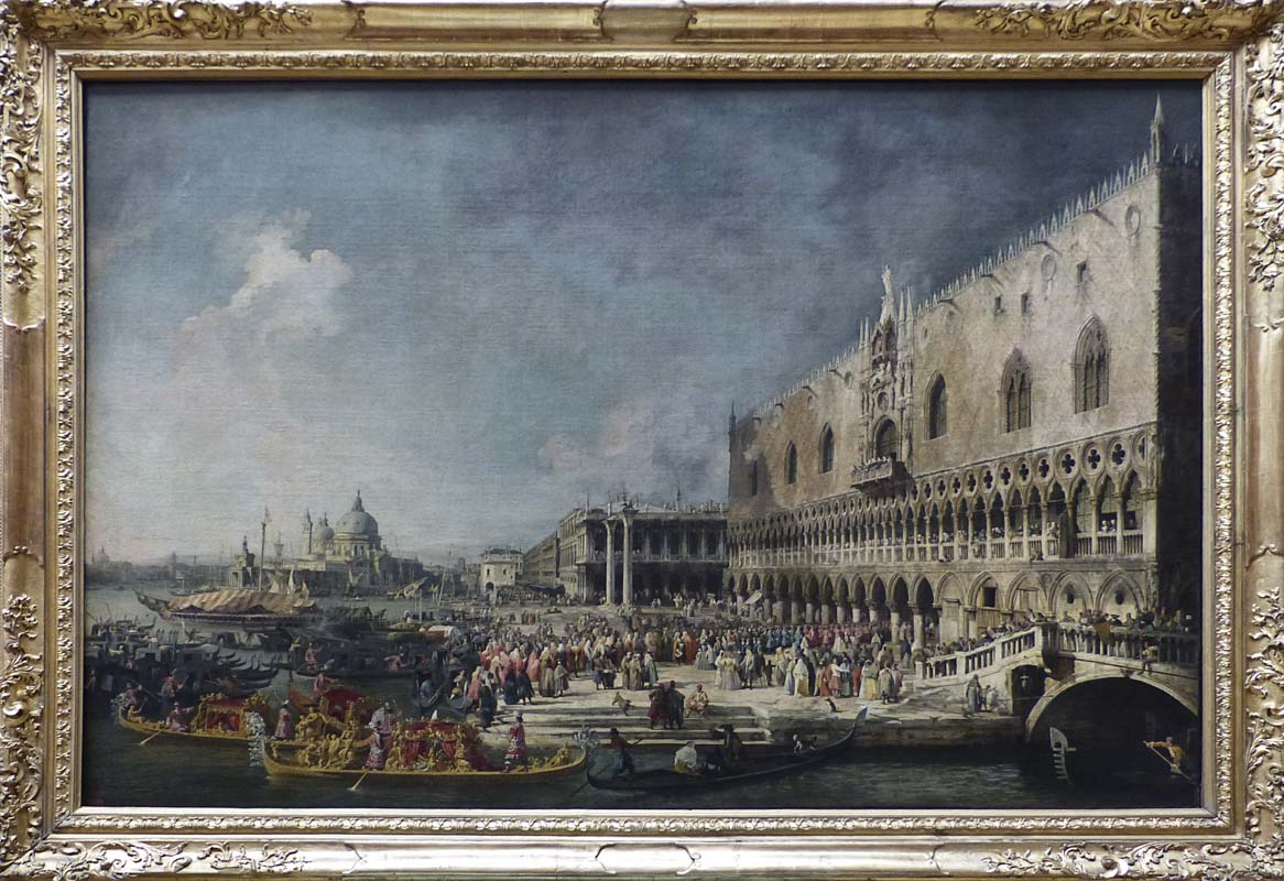 Canaletto, Rception de lambassadeur de France  Venise, 1727