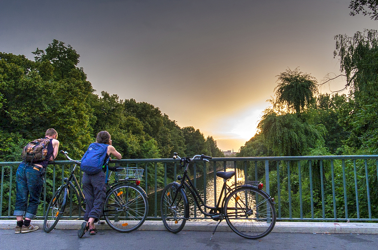 Evening Break on the Bridge