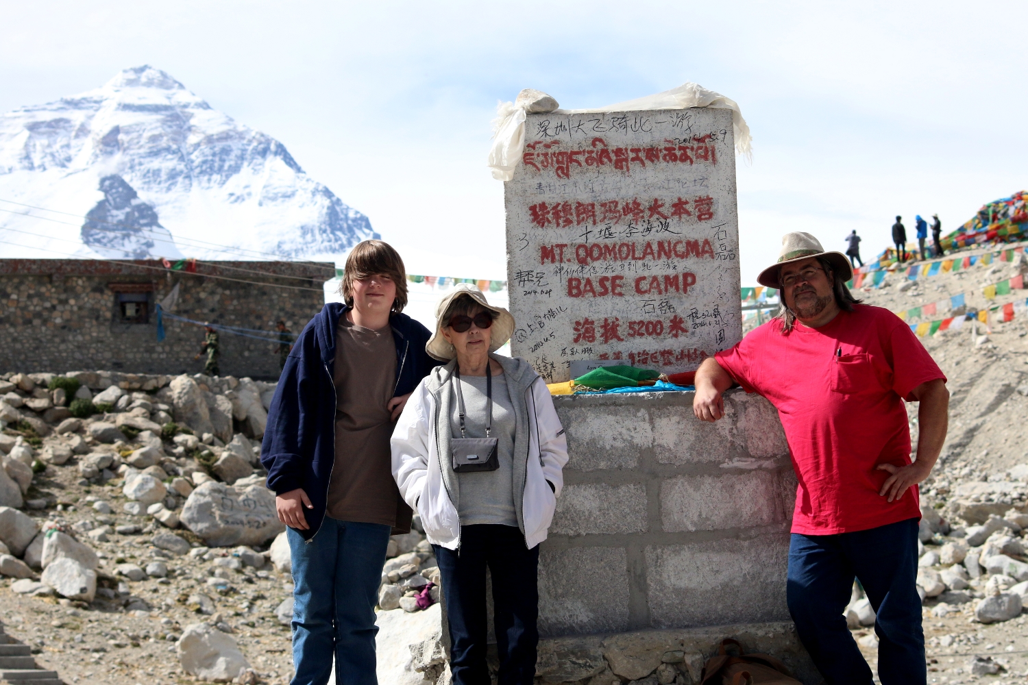3 generations at Everest Base Camp