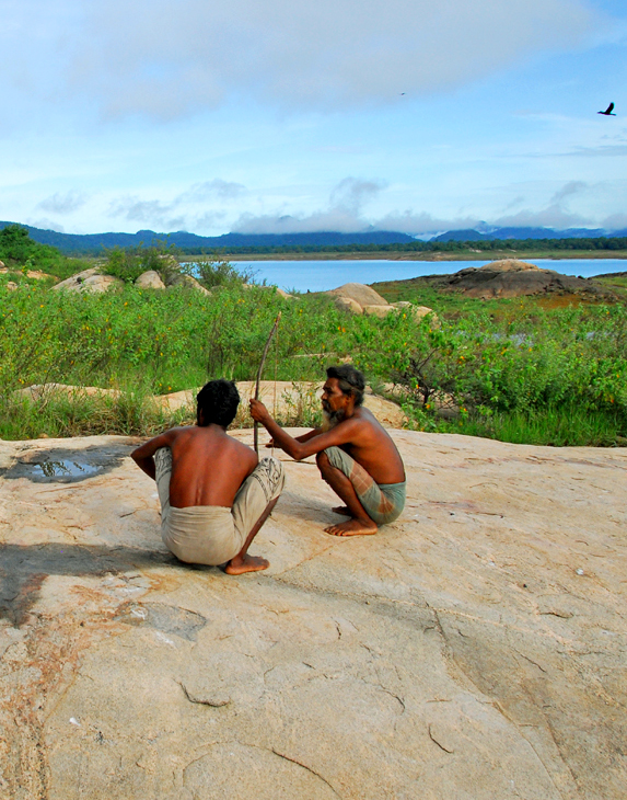 Vedda at Gal Oya  - Sri Lanka