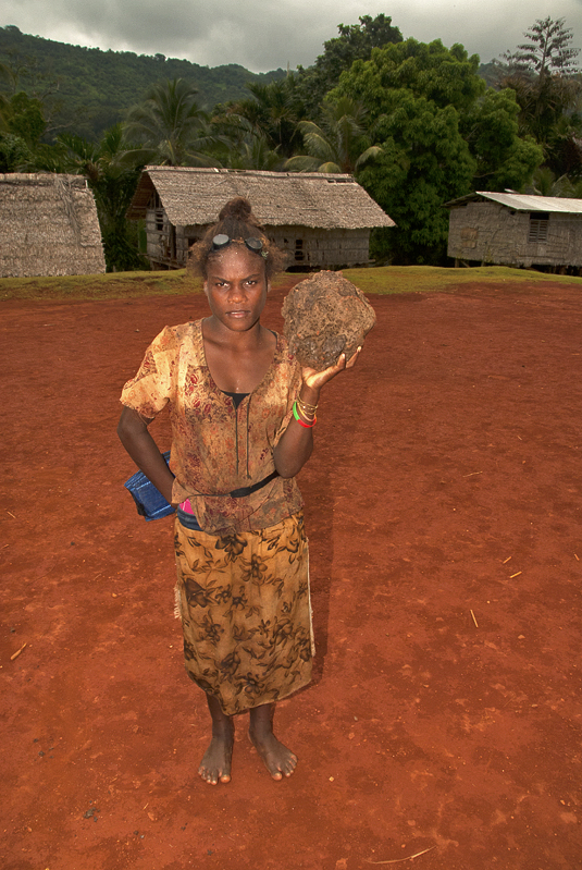 Christina Faagia in Manano Village East Kwaio Malaita
