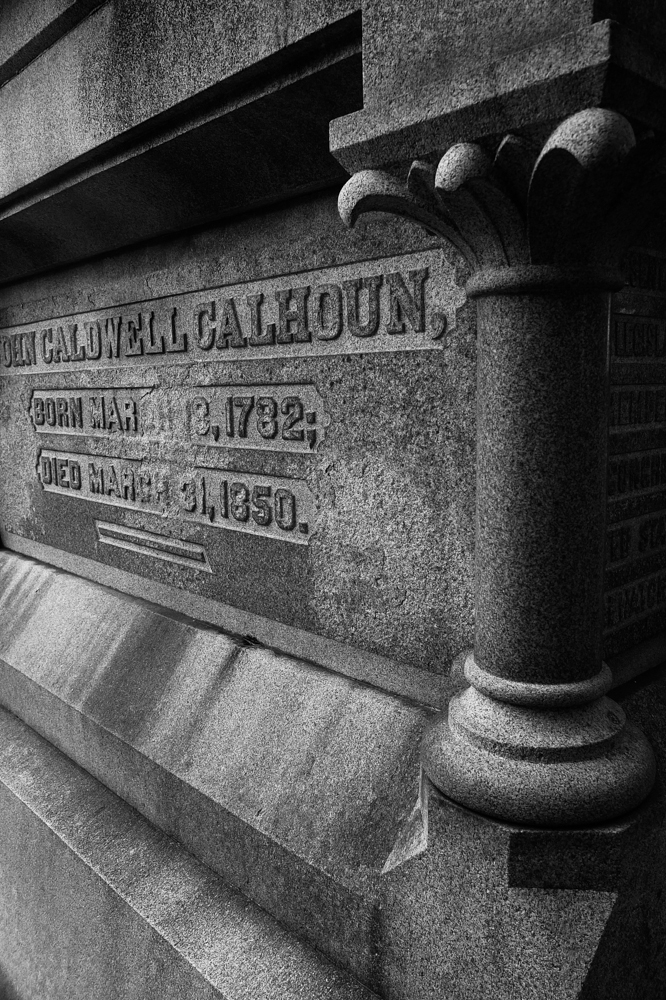 John C. Calhouns tomb, St. Philips Graveyard, Charleston, South  Carolina, 2013 