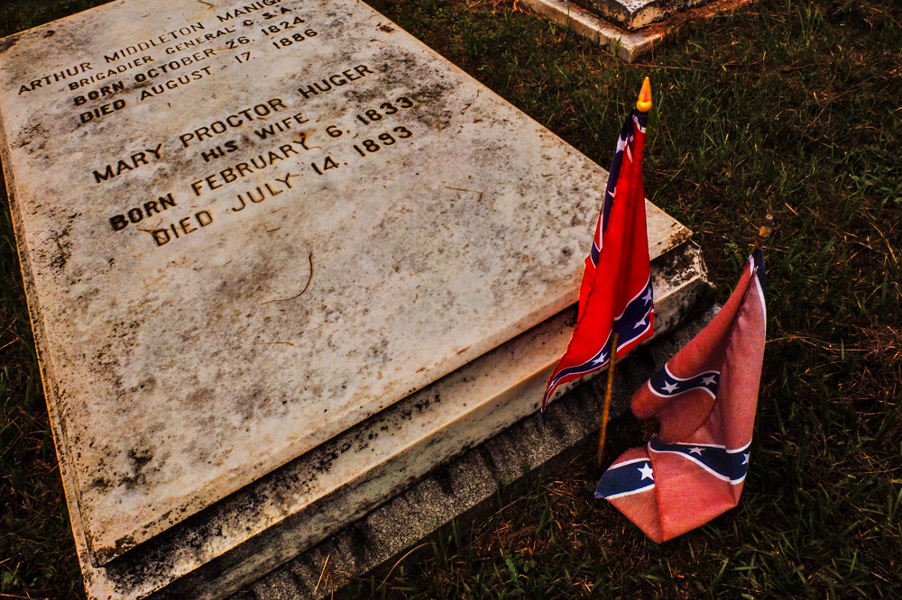Generals grave, Magnolia Cemetery, Charleston, South Carolina, 2013