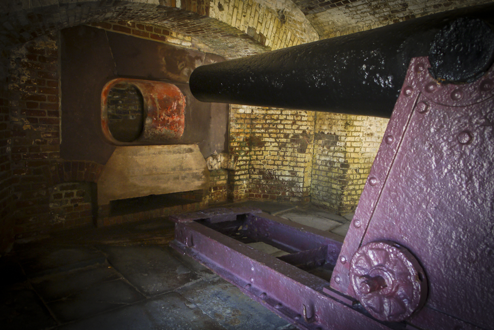 Gun port, Fort Sumter National Monument, Charleston, South Carolina, 2013