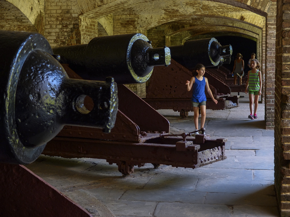 Touring Fort Sumter National Monument, Charleston, South Carolina, 2013