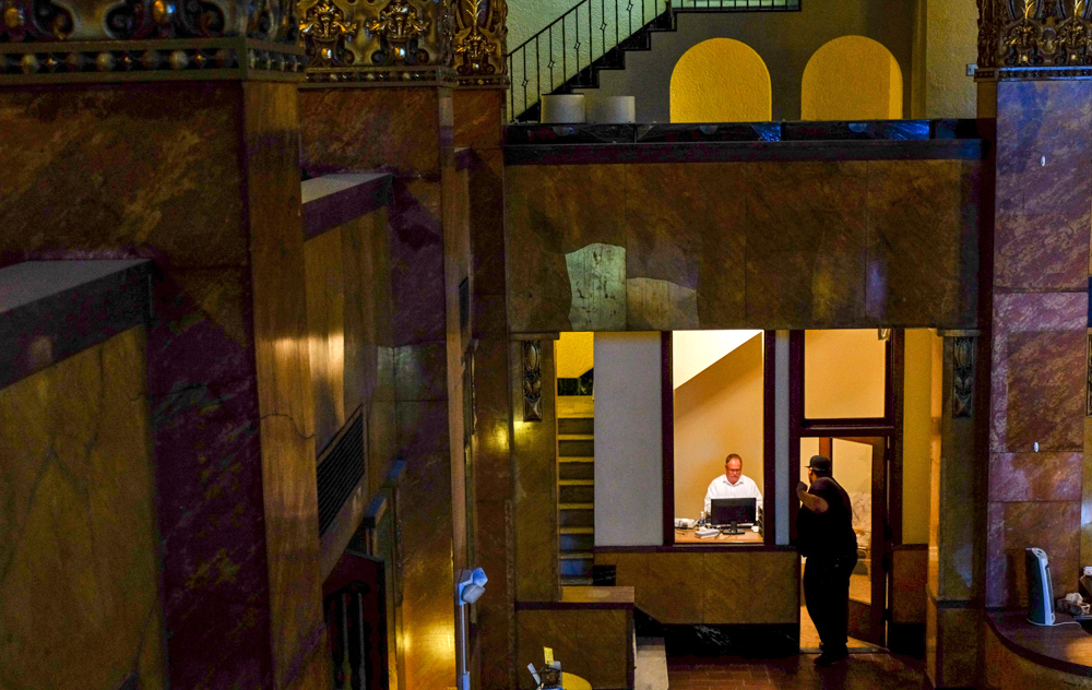 Managerial moment, Gadsden Hotel, Douglas, Arizona, 2014