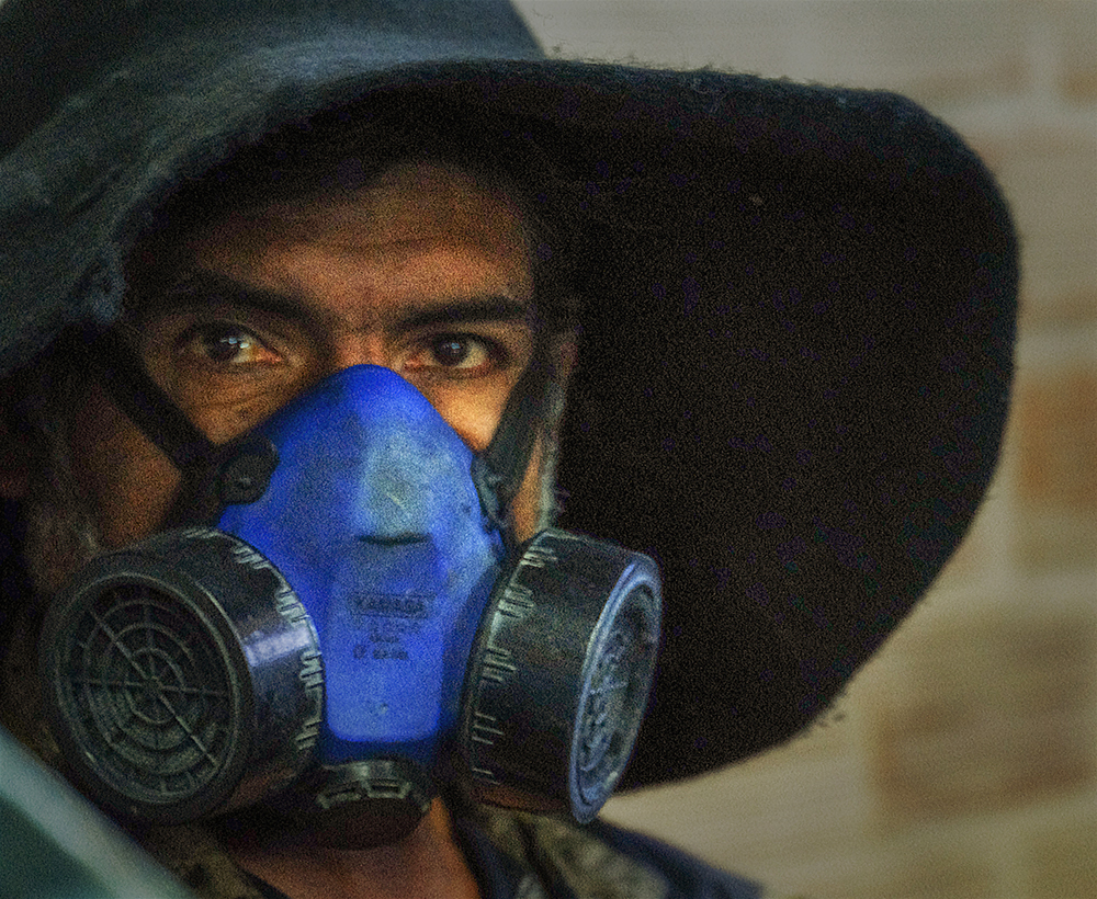Confrontation, Sucre hat factory, Sucre, Bolivia, 2014