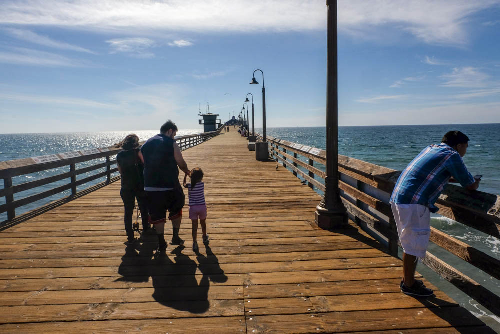 The long walk, Imperial Beach, California, 2014