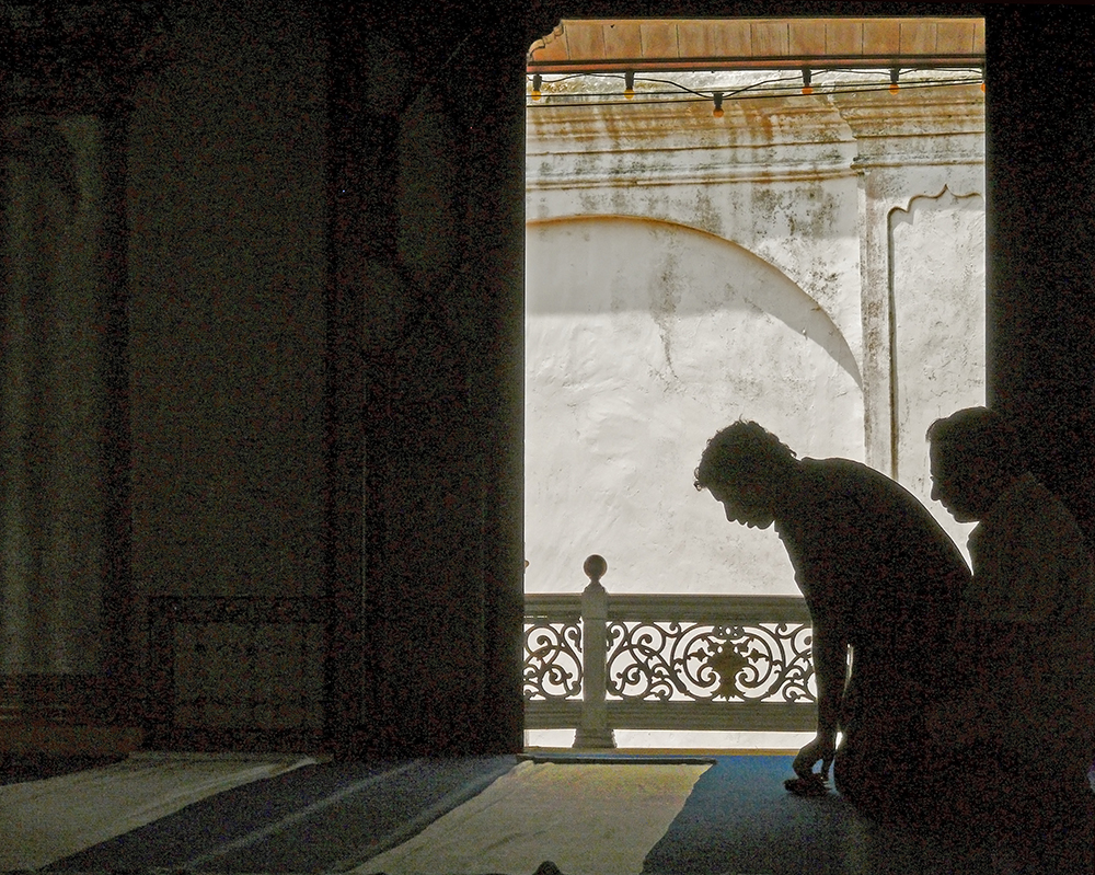 Muslim prayers, Malacca, Malaysia, 2007